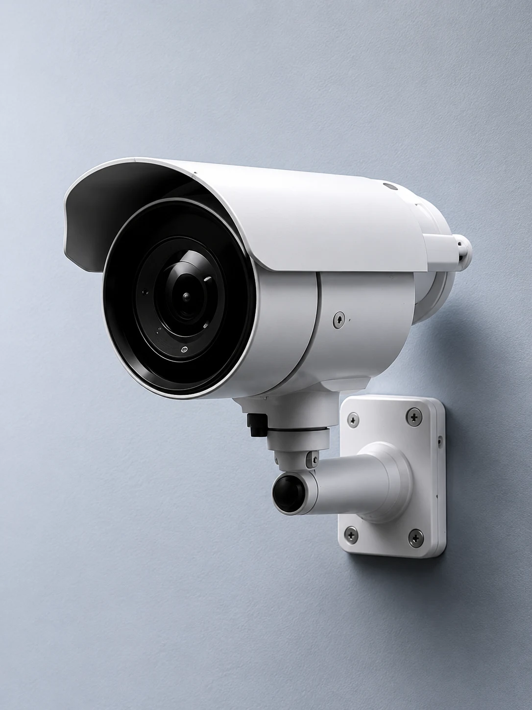 CCTV surveillance camera mounted on a wall